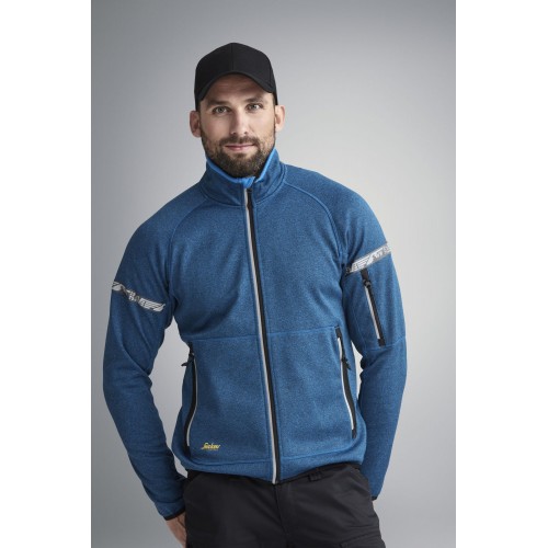 8004 Chaqueta de forro polar 37.5® AllroundWork azul verdadero